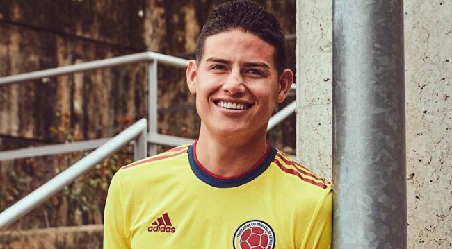 James Rodríguez, jugador colombiano del Everton de Inglaterra.