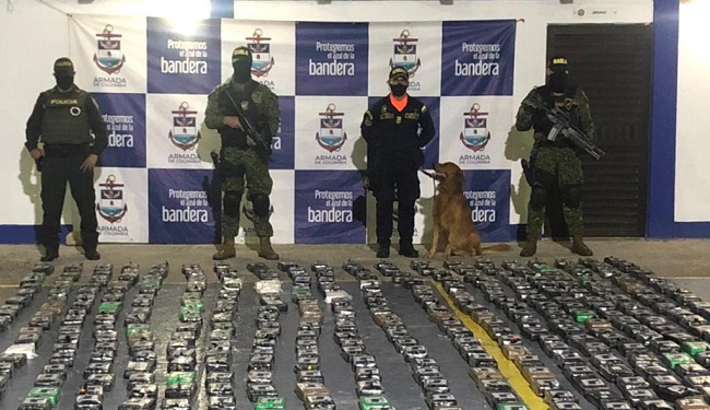 En operativo de verificación a un contenedor fueron halladas 14 maletas con la droga que iba a ser sacada del país.