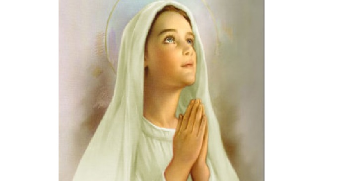 Imagen de la Virgen María.