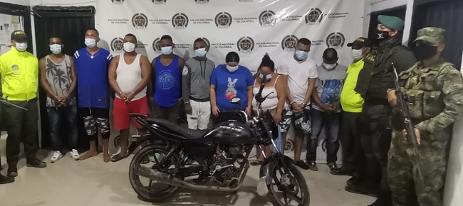 Jhon Rubio Villalobos, José Alvarado Baena, Badid Rubio Guerrero, Jeison Arévalo Cristo, Dairo González Pérez, José Morales Guzmán, Benjamín Beleño Mora, Zorayda López Yepes y Patricia Durán Pineda.