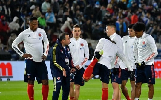 El seleccionado colombiano ya se entrena en Barranquilla para el partido de este domingo ante Brasil.