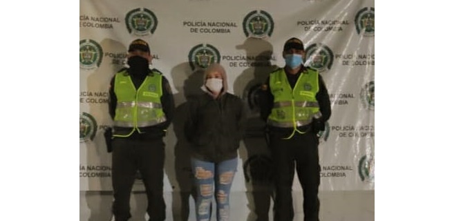 Brenda Michelle Perdomo Comas, fue detenida en área rural del municipio de Sitionuevo, Magdalena.