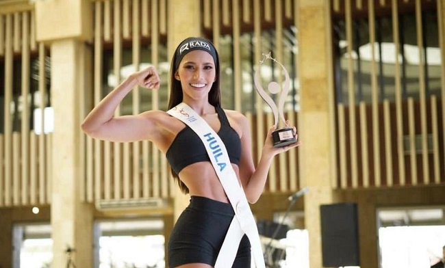 Karen Julieth Ortiz Díaz, señorita Hula.