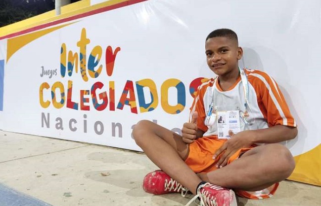 Diego Romero González pertenece a la delegación del Magdalena y juega en el equipo de fútbol sala masculino.