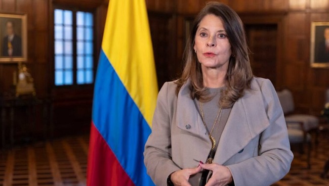 La Vicepresidente y Canciller de la República, Marta Lucía Ramírez y la Consejera Presidencial para la Equidad de la Mujer, lideraron el pronunciamiento.