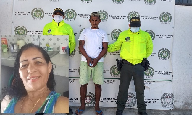 Jorge Andrés Galvis Altuve, alias ‘Jorgito’, capturado por la Policía Metropolitana de Santa Marta.