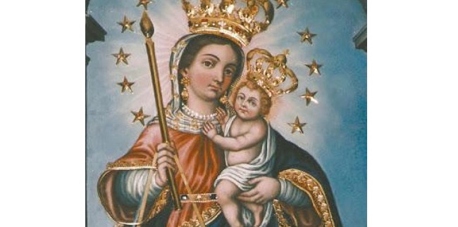 Imagen de Nuestra Señora de la Candelaria.