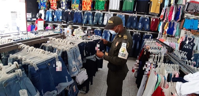 La mercancía fue dejada a disposición de la Dirección de Impuestos y Aduanas Nacionales, Dian.