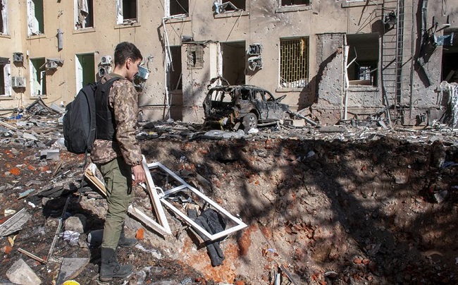 La ciudad de Kharkiv, la segunda más grande de Ucrania, ha sido testigo de repetidos ataques aéreos de la fuerza rusa.