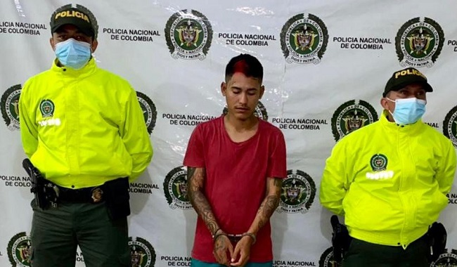Jesús David Vásquez Carrillo, capturado en área rural del municipio de Algarrobo