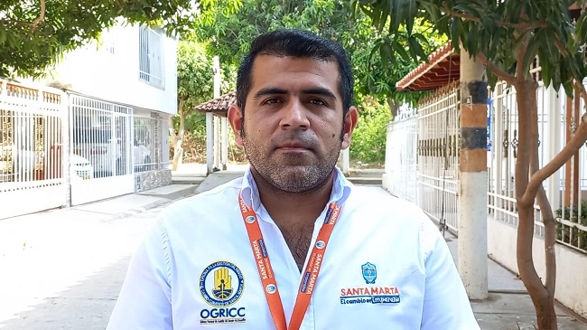 Jorge Lizarazo, jefe de  la Ogricc. 