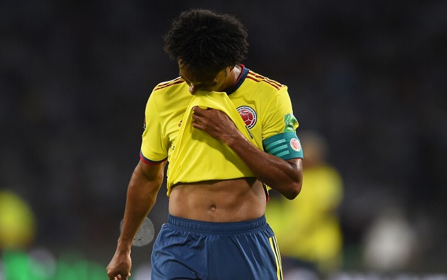 Juan Guillermo Cuadrado lamentó la eliminación de Colombia al Mundial de Catar.