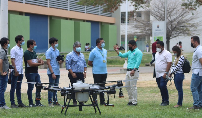 Algunas características de la materialización del proyecto a través de dos drones, según el grupo de investigadores tiene que ver con una gran red de sensores.