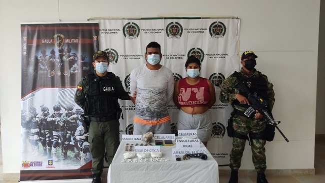 José Antonio Serna Manjarrez, alias ‘Papper’ y alias ‘Carola’, fueron capturados en el municipio de Ciénaga.