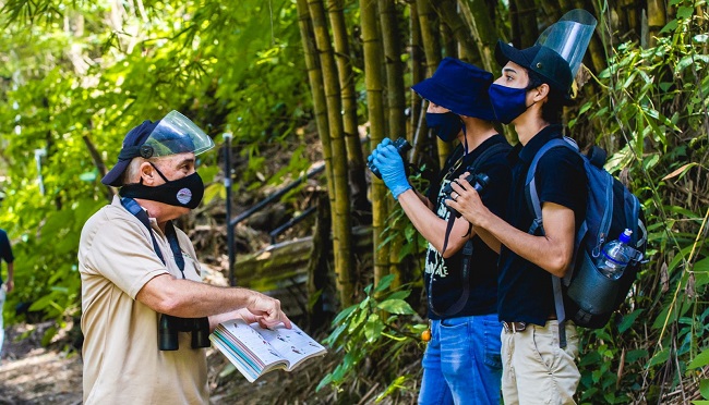 El avistamiento de aves es una actividad que aficionados realizan en distintos lugares de la ciudad.