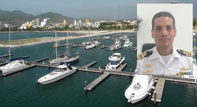 Diego Fernando Salguero, capitán de la Capitanía de Puerto, Dimar.