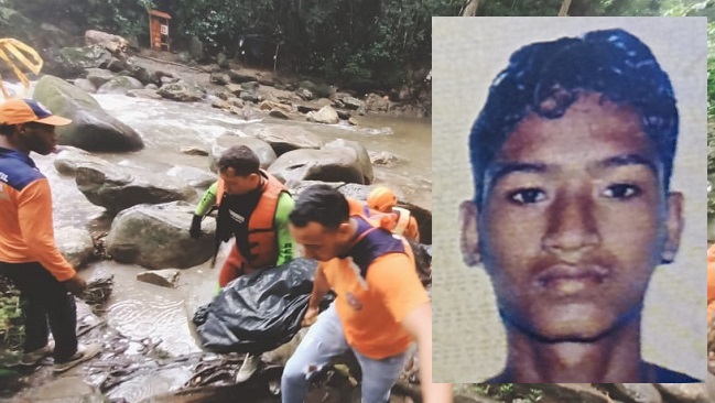 Las labores del rescate del cuerpo de Deyvis Antonio Carrillo Otero estuvieron a cargo de socorristas de la Defensa Civil Seccional Magdalena.