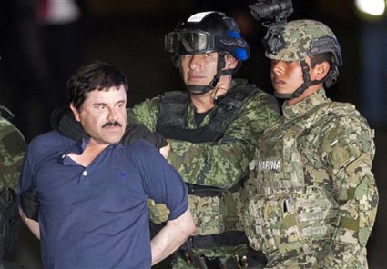 Guzmán fue recapturado en enero, luego de fugarse del penal del Altiplano en julio de 2015 a través de un túnel de1,5 kilómetros que llegó hasta la zona de la regadera de su celda.
