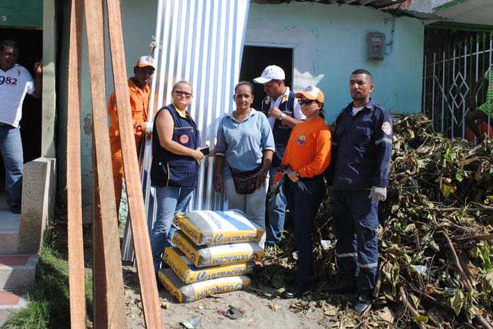 Las ayudas humanitarias se cumplieron luego de la Evaluación de Daños.