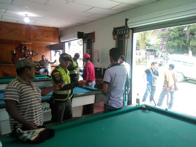 Policía metropolitana intensifica operativos de registro y control.