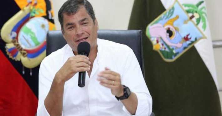 Rafael Correa, presidente de Ecuador