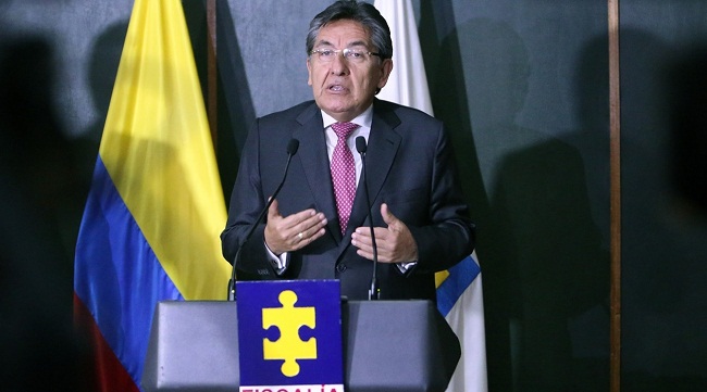 El fiscal general, Néstor Humberto Martínez