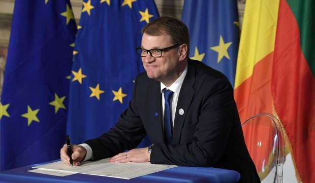 El primer ministro de Finlandia, Juha Sipilä.