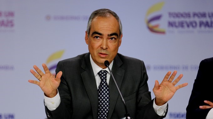 Rodrigo Rivera, alto comisionado para la Paz de Colombia. 
