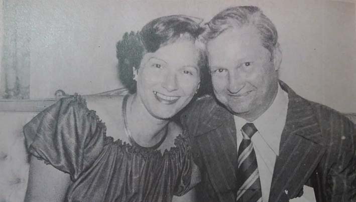 Eduardo Alfonso Vives Campo junto a su esposa Elsy Lacouture.