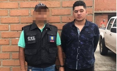 Ferney Esteban Henao Echeverri, de 27 años, capturado por Policía Nacional.