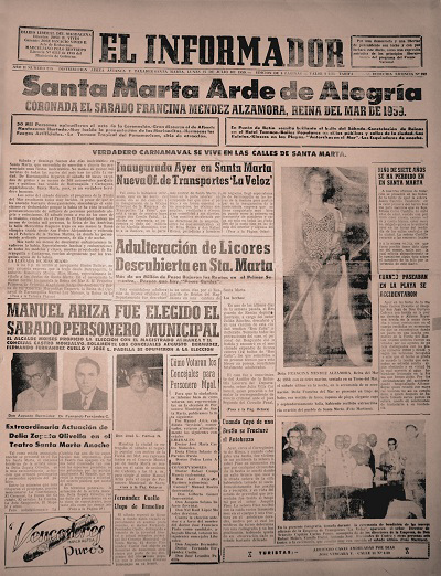 Así reseñó EL INFORMADOR cómo se desarrolló la primera Fiesta del Mar en 1959. Fotos: Archivos de EL INFORMADOR