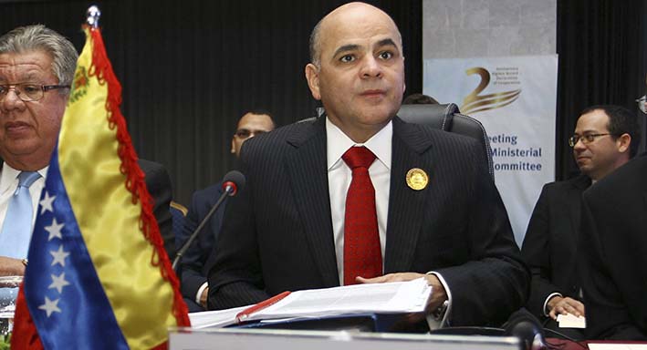 Manuel Quevedo,  ministro de Petróleo de Venezuela.