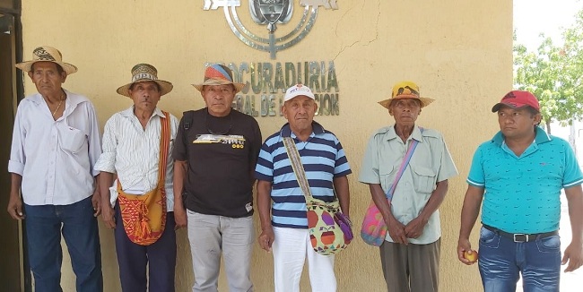 Autoridades Tradicionales de Lomamato interpusieron la denuncia en la Procuraduría Regional de La Guajira.