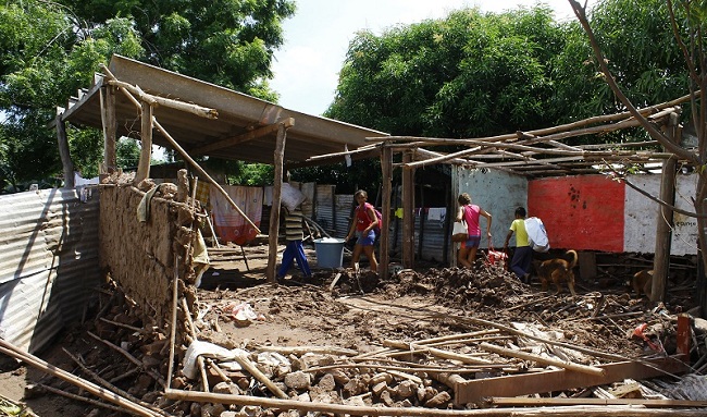 La comunidad del municipio de Codazzi, Cesar, sigue haciendo frente a los estragos que se produjeron a raíz de las fuertes lluvias que se presentaron durante el fin de semana 