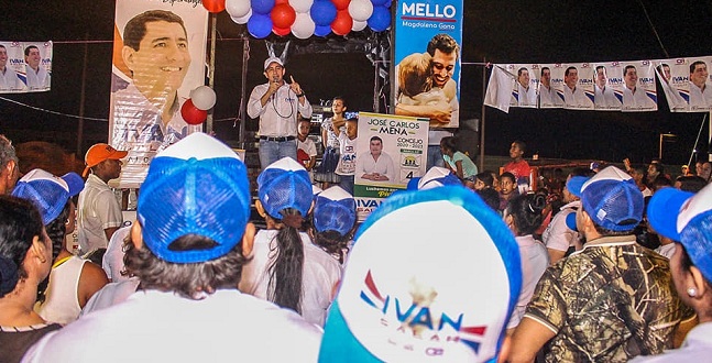 El acompañamiento de las comunidades en los eventos del candidato ha sido permanente durante su campaña.