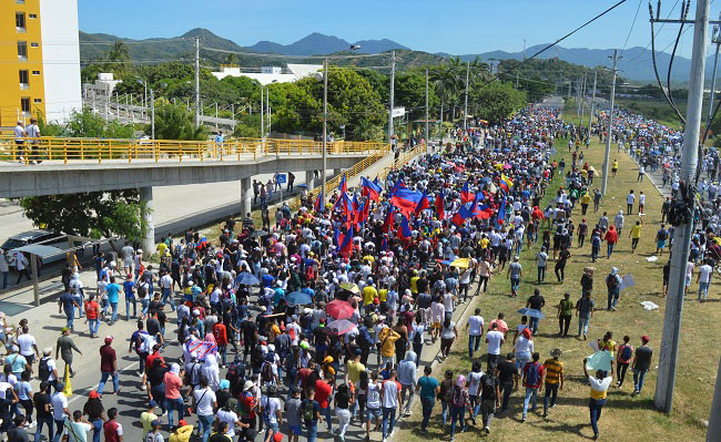 La jornada de este jueves 21 de noviembre, transcurrió con total normalidad por parte de los manifestantes y los representantes de los diferentes sindicatos y agremiaciones que convocaron a las diferentes marchas.
