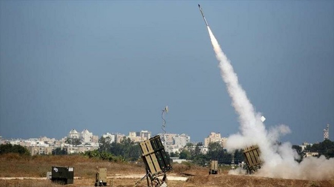 Los cohetes fueron lanzados desde Gaza a Israel.