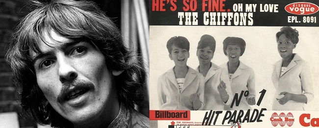 “He is so fine” fue interpretada por la banda estadounidense The Chiffons (derecha) y tenía un enorme parecido con “My Sweet Lord”, del exBeattle George Harrison (izquierda). Foto :EFE