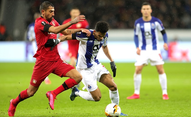El guajiro Luis Díaz marcó en la derrota del Porto ante el Leverkusen por la Liga de Europa.