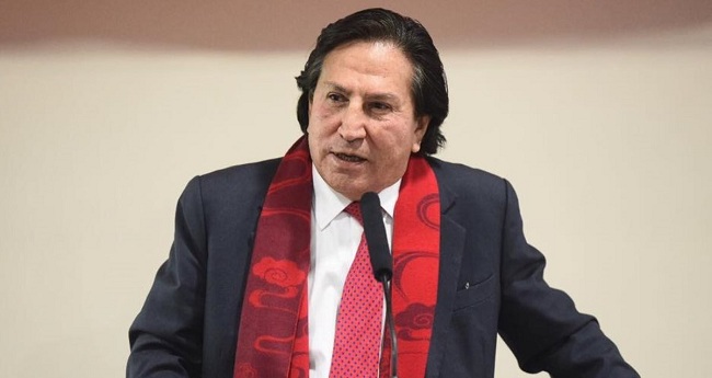 Alejandro Toledo, expresidente de Perú investigado por presuntamente favorecer a la empresa Odebrecht.