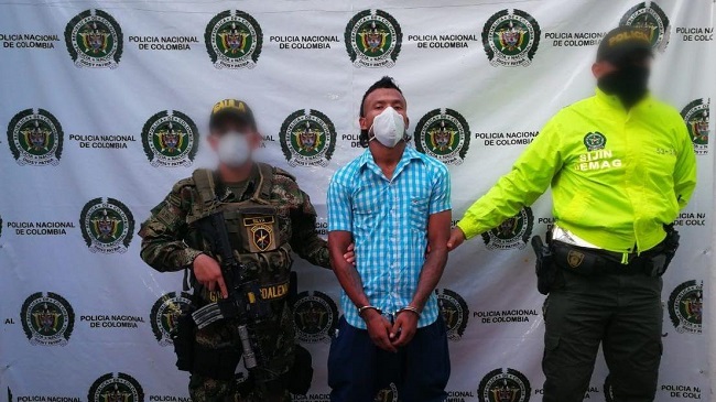 Omar Echeverría Pertuz, alias ‘El Negro’, fue detenido la semana pasada