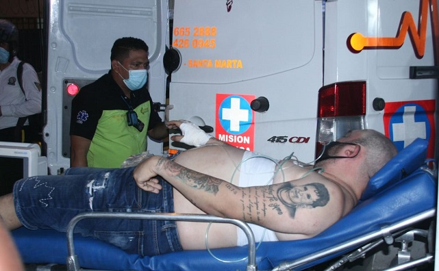 Aldemar Trujillo, resultó gravemente herido por oponerse a un atraco.