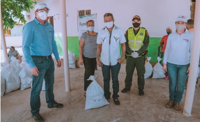 Los bonos de mercados solidarios adquiridos por Asbama, les darán a familias vulnerables del Magdalena.