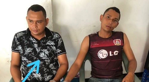 Los dos capturados fueron identificados como Fabián Tovar Beleño, de 30 años, y Luis Miguel Tovar Beleño, de 23.
