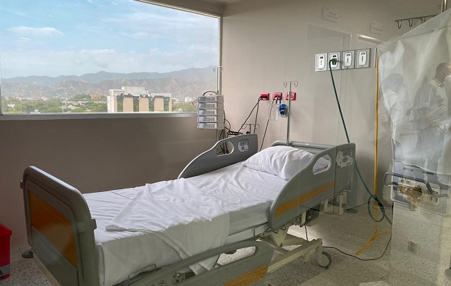 Al día de hoy, el hospital cuenta con 47 camas de UCI equipadas con ventilador.