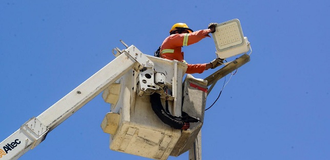 Un total de 265 lámparas de luces LED ha han sido instaladas en los barrios Cantilito y San Jorge para una amplia iluminación y una mayor seguridad para todos los residentes de estos sectores.