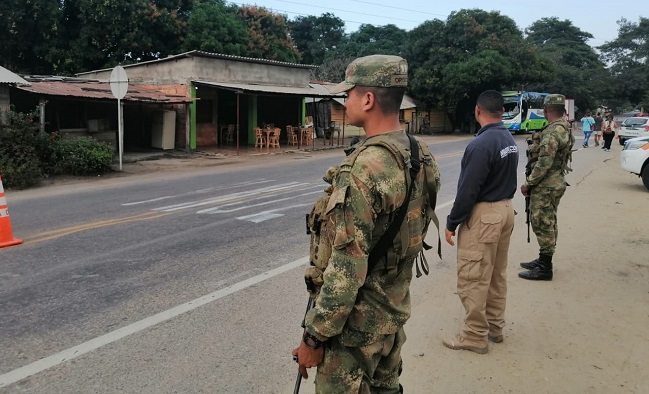 Las acciones militares en los municipios del sur del departamento de Magdalena son adelantados por el Batallón Córdova