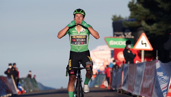 El esloveno Primoz Roglic se ha impuesto en la octava etapa de la Vuelta a España que se ha disputado a través de 164 kilómetros entre Logroño y el Alto de Moncalvillo.