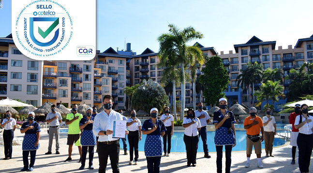 El Sello garantiza que el Hotel Zuana cumple con el 100% de la normatividad de prevención y contagio del Covid-19.