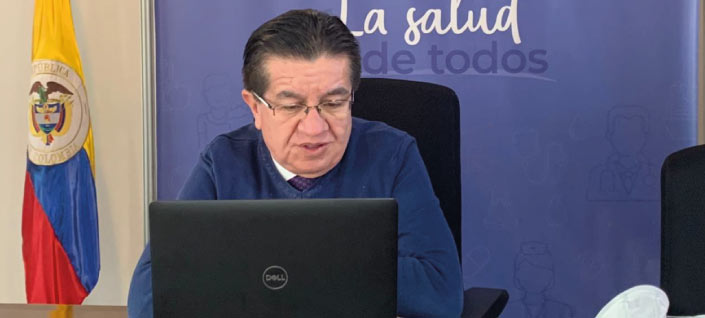 Ministro de Salud, Fernando Ruiz. 